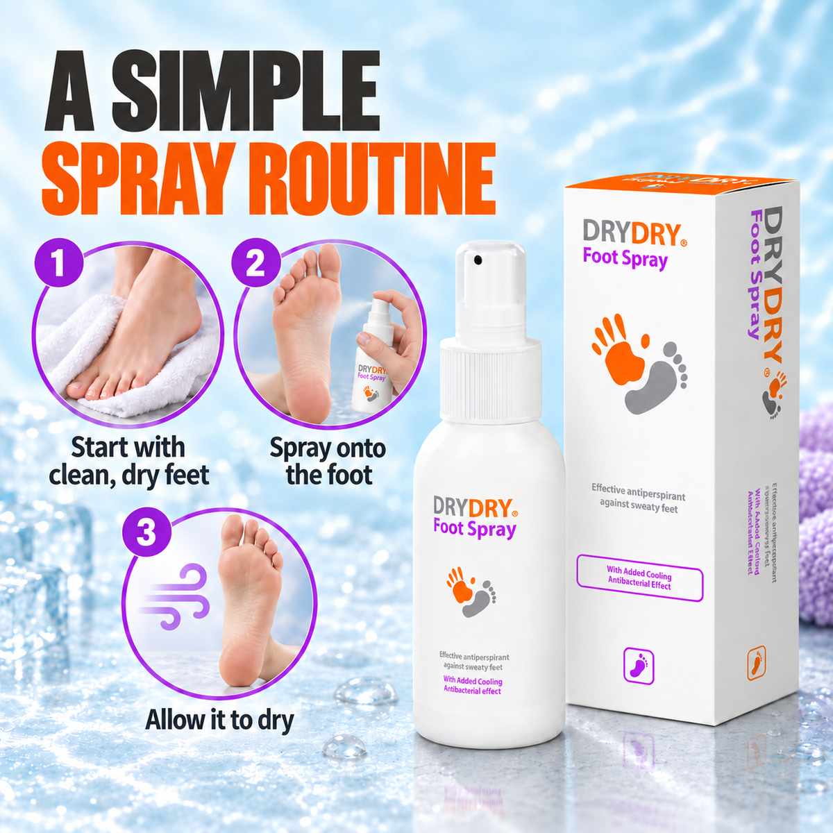DryDry Foot Spray 100 ml