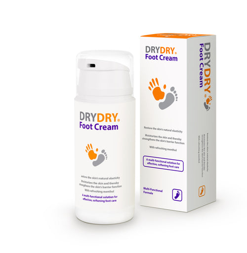 DryDry Foot Cream 100ml moisturizing foot cream tube with menthol