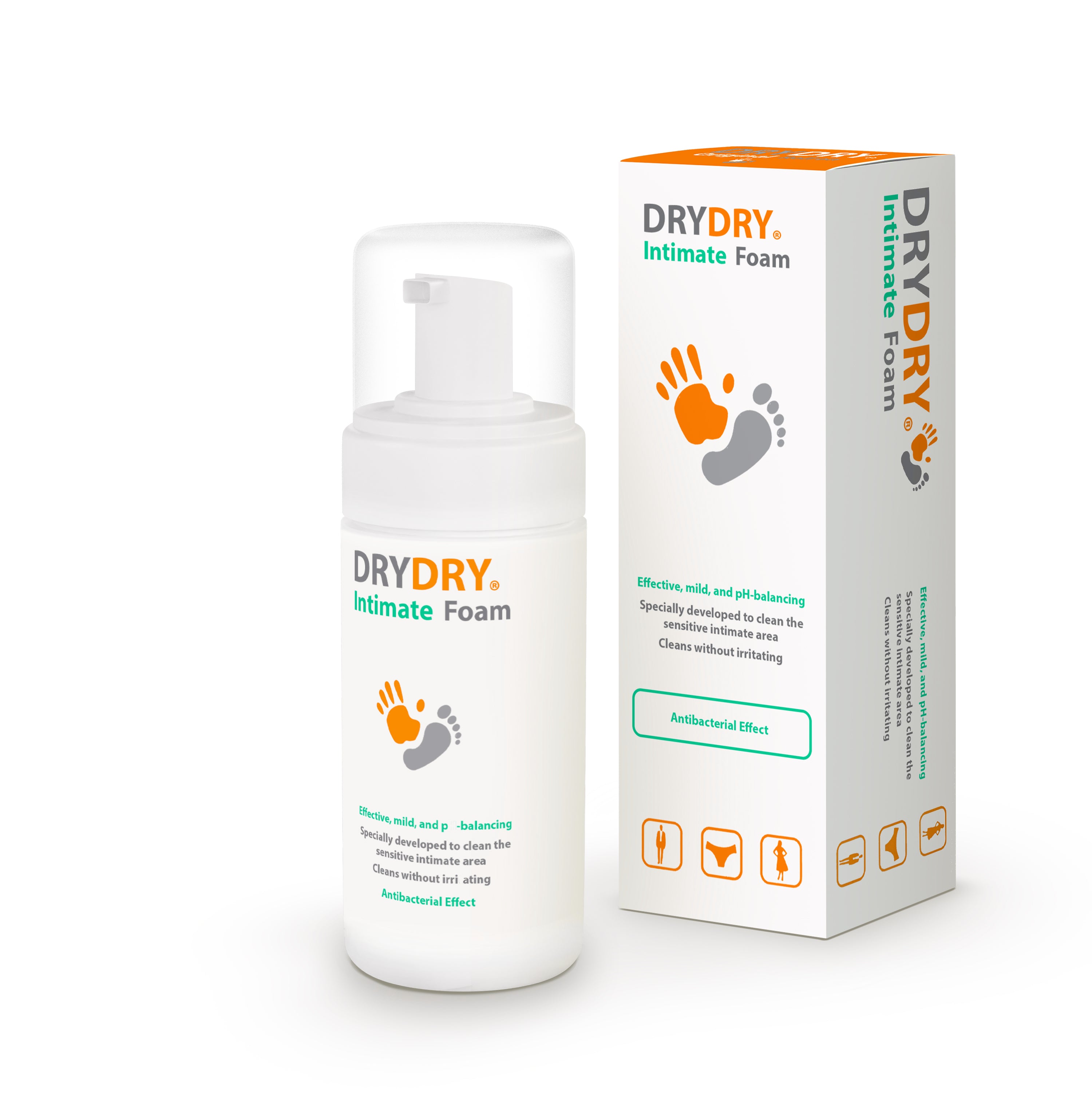 DryDry Intimate Foam 100ml pH-balanced intimate cleansing foam