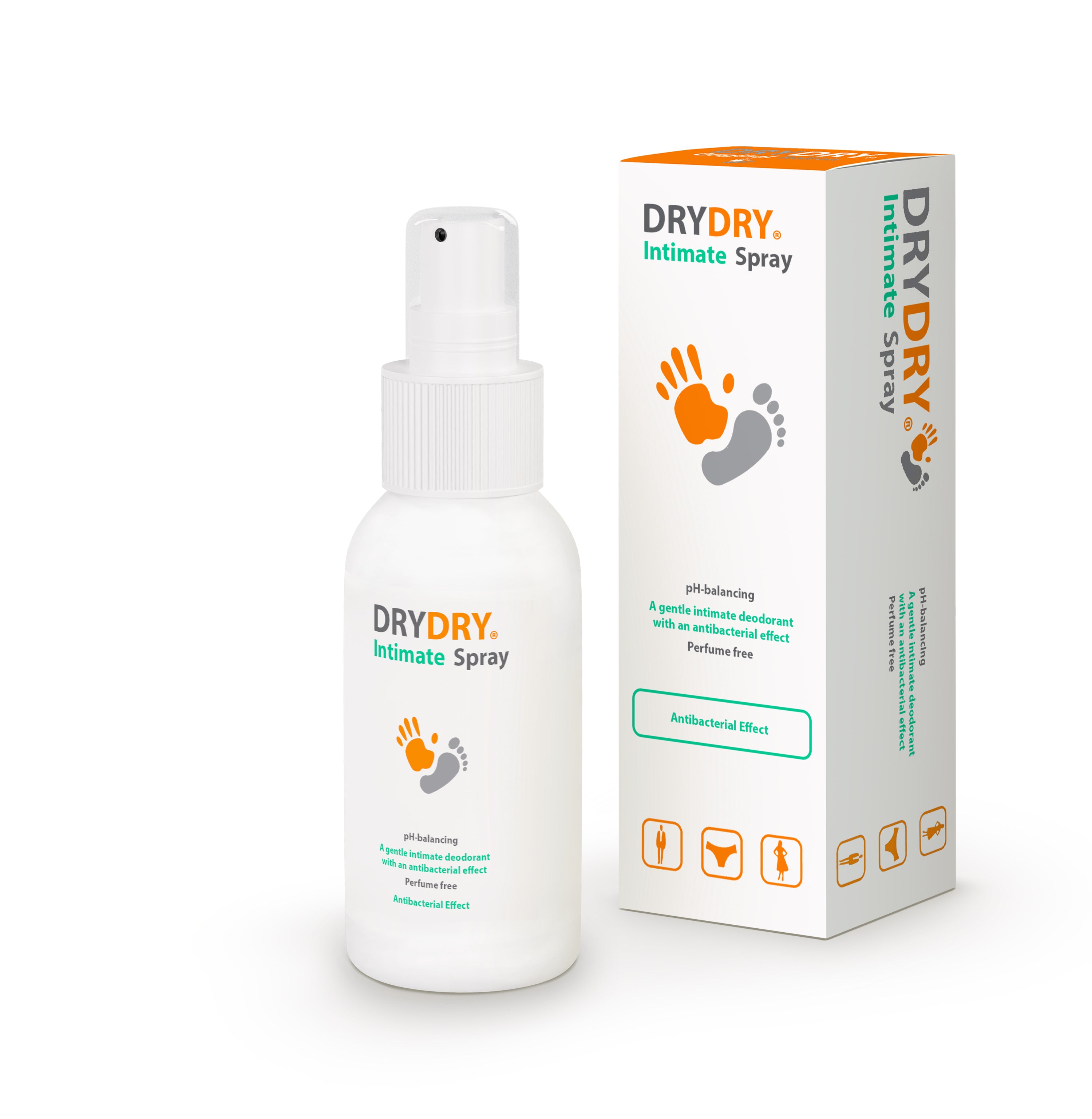 DryDry Intimate Spray 50ml pH-balancing intimate deodorant spray